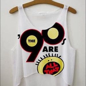 Freshtops 90’s are all that crop top